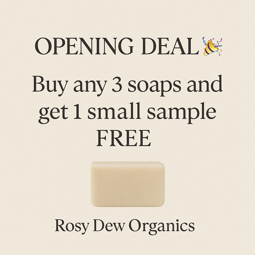 DEAL:customize sample with 3 soaps Bundle"3 صابن خریدیں اور ایک خوبصورت سیمپل بالکل مفت حاصل کریں – قدرتی خوبصورتی کا تحفہ!"